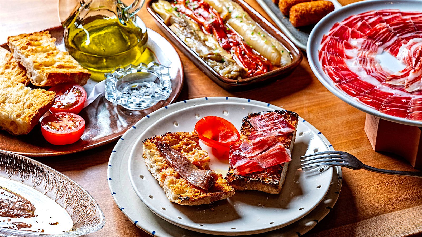  A selection of tapas from Casa Teresa in Washington, D.C.