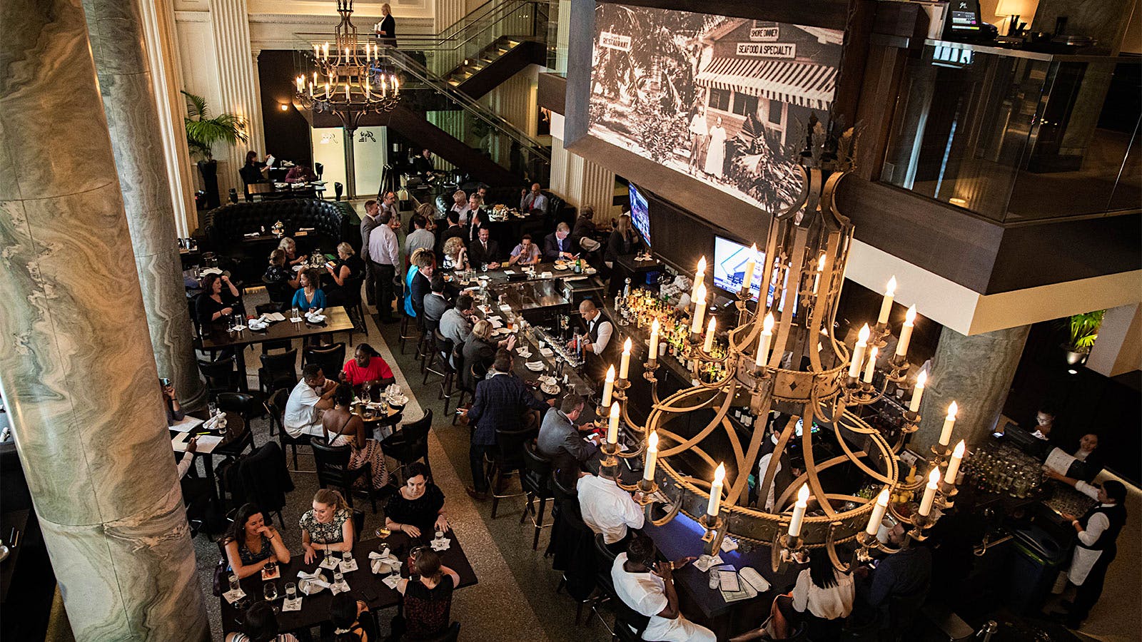  The dining room of Joe's Seafood, Prime Steak &amp; Stone Crab in Washington, D.C.