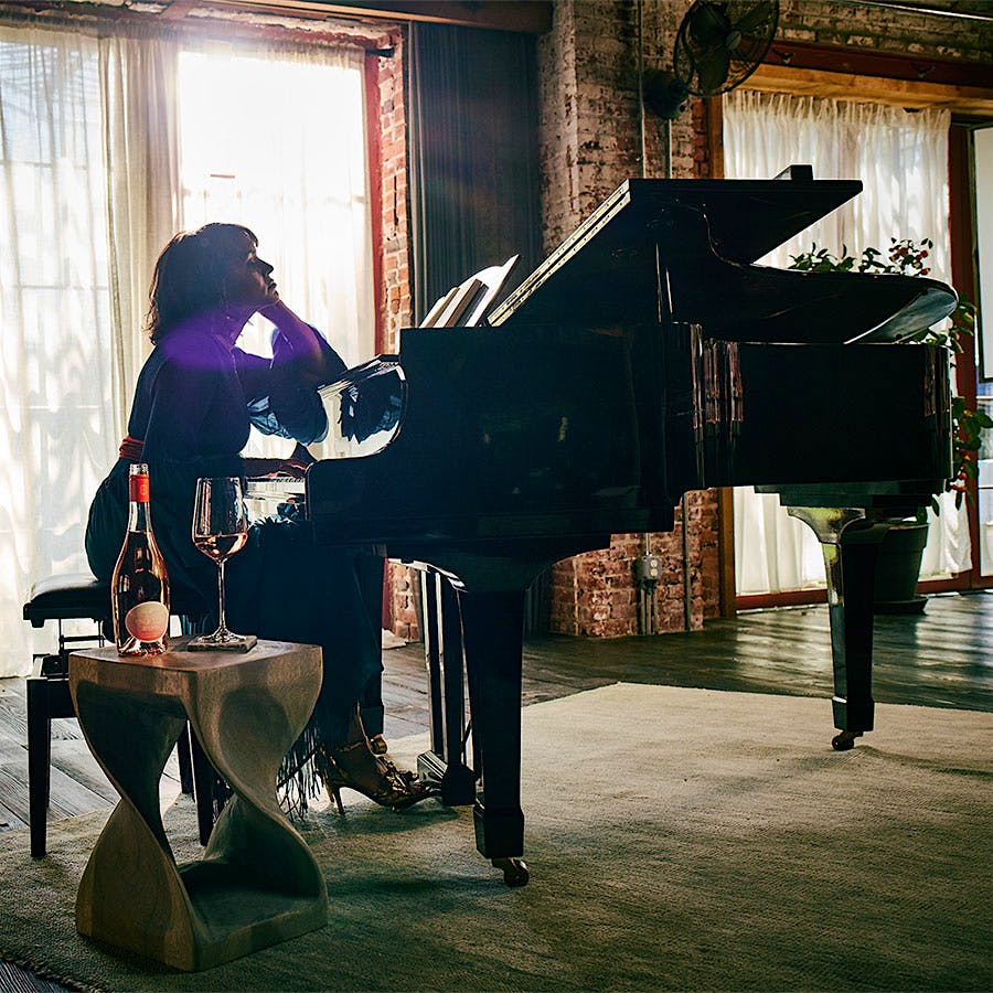 Norah Jones’ journey to making wine all started with a bottle of rosé—and now she makes a rosé and crémant, with a red and white on the way.