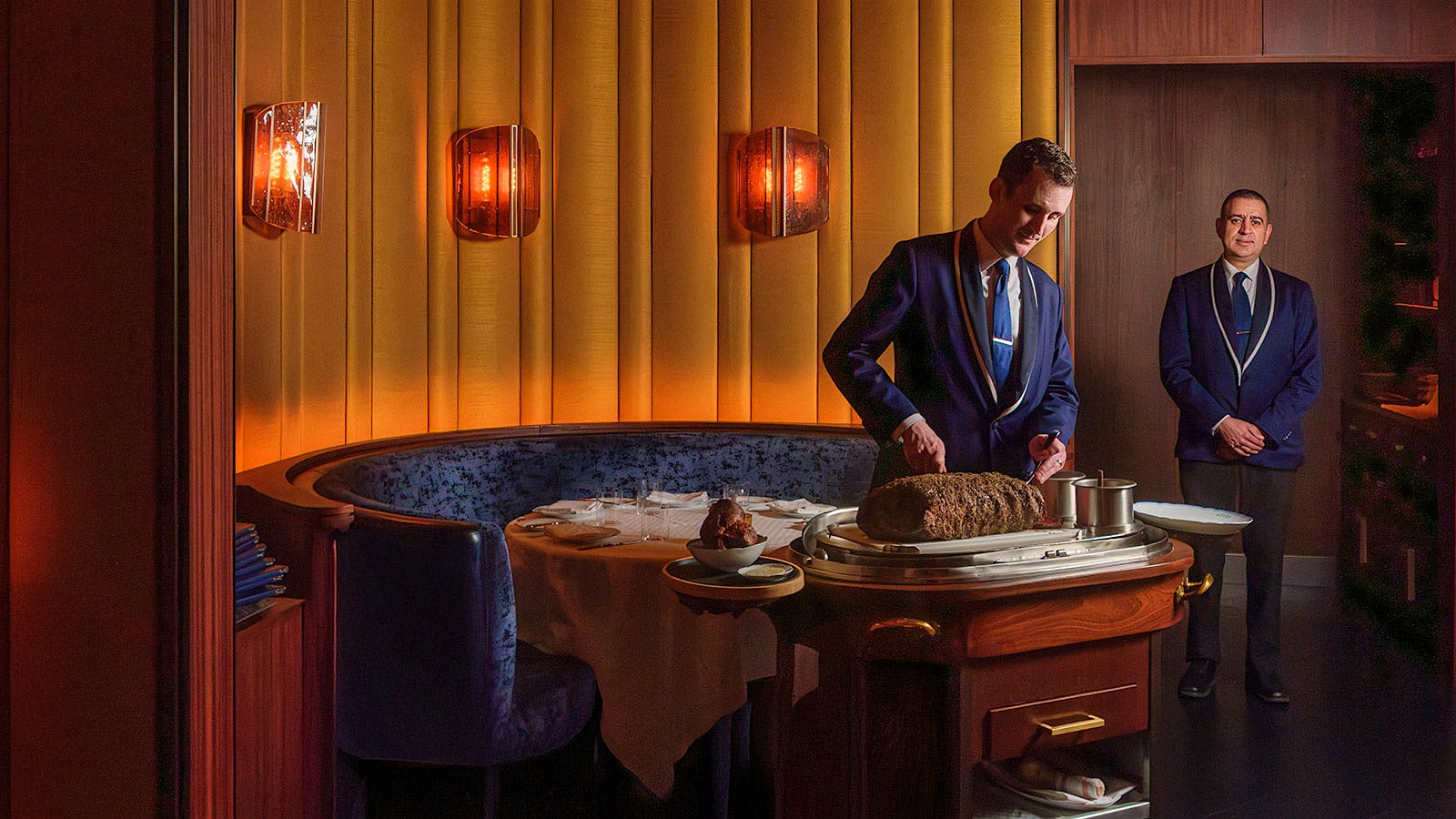  The prime rib cart from La T&ecirc;te d'Or