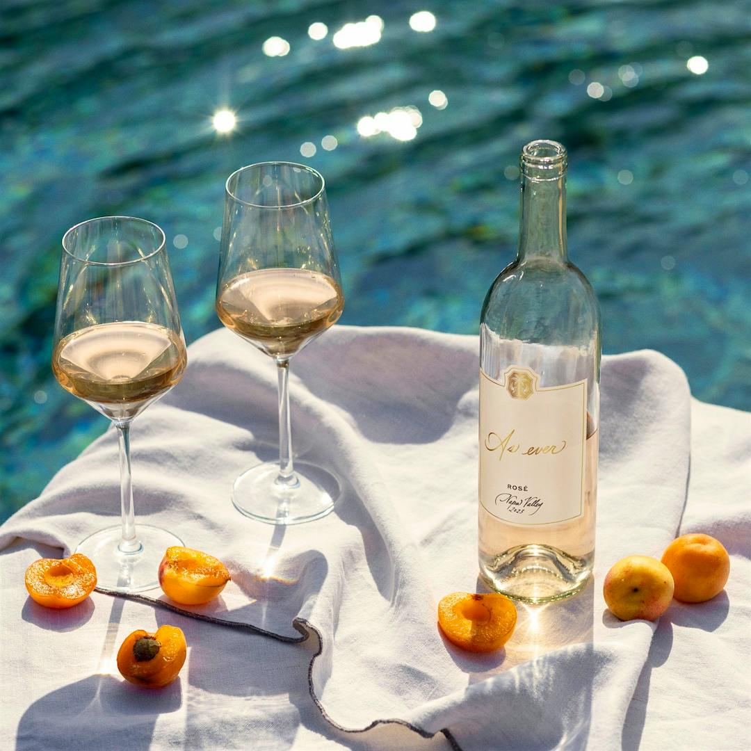 The As Ever team believes their rosé is ideal by the pool.