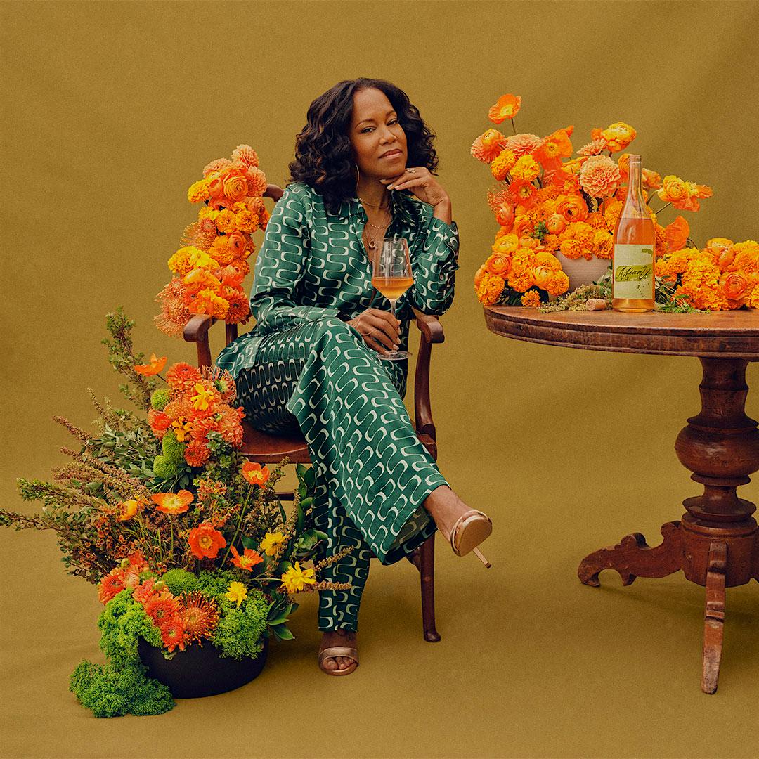 Regina King was introduced to orange wine by her son, Ian Desduné.