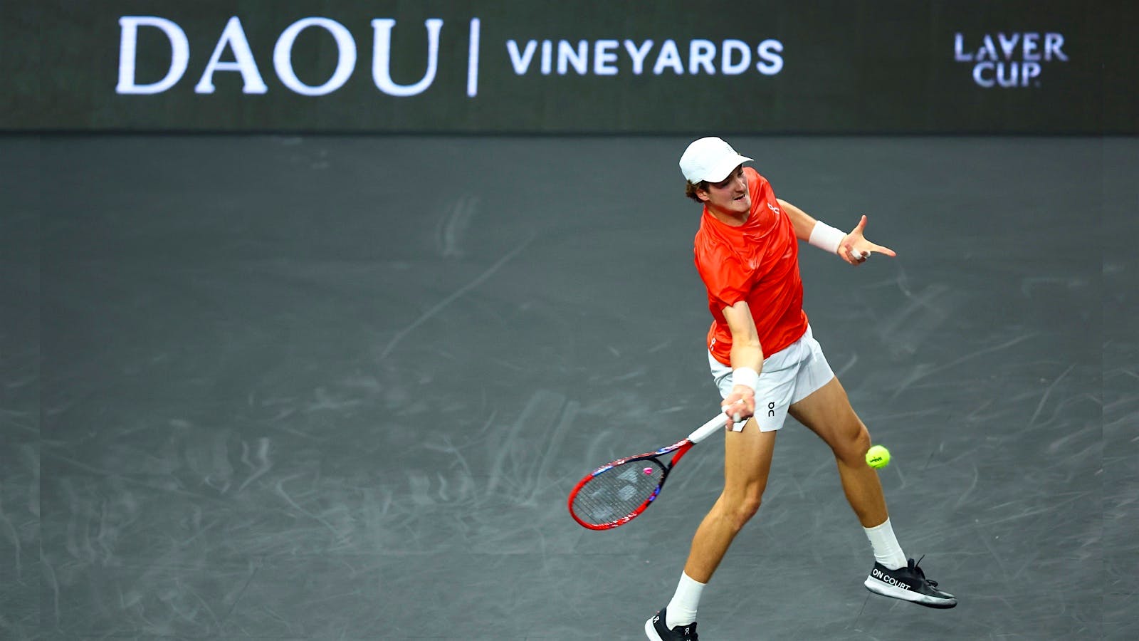  Brazilian tennis star Jo&atilde;o Fonseca at the 2025 Laver Cup