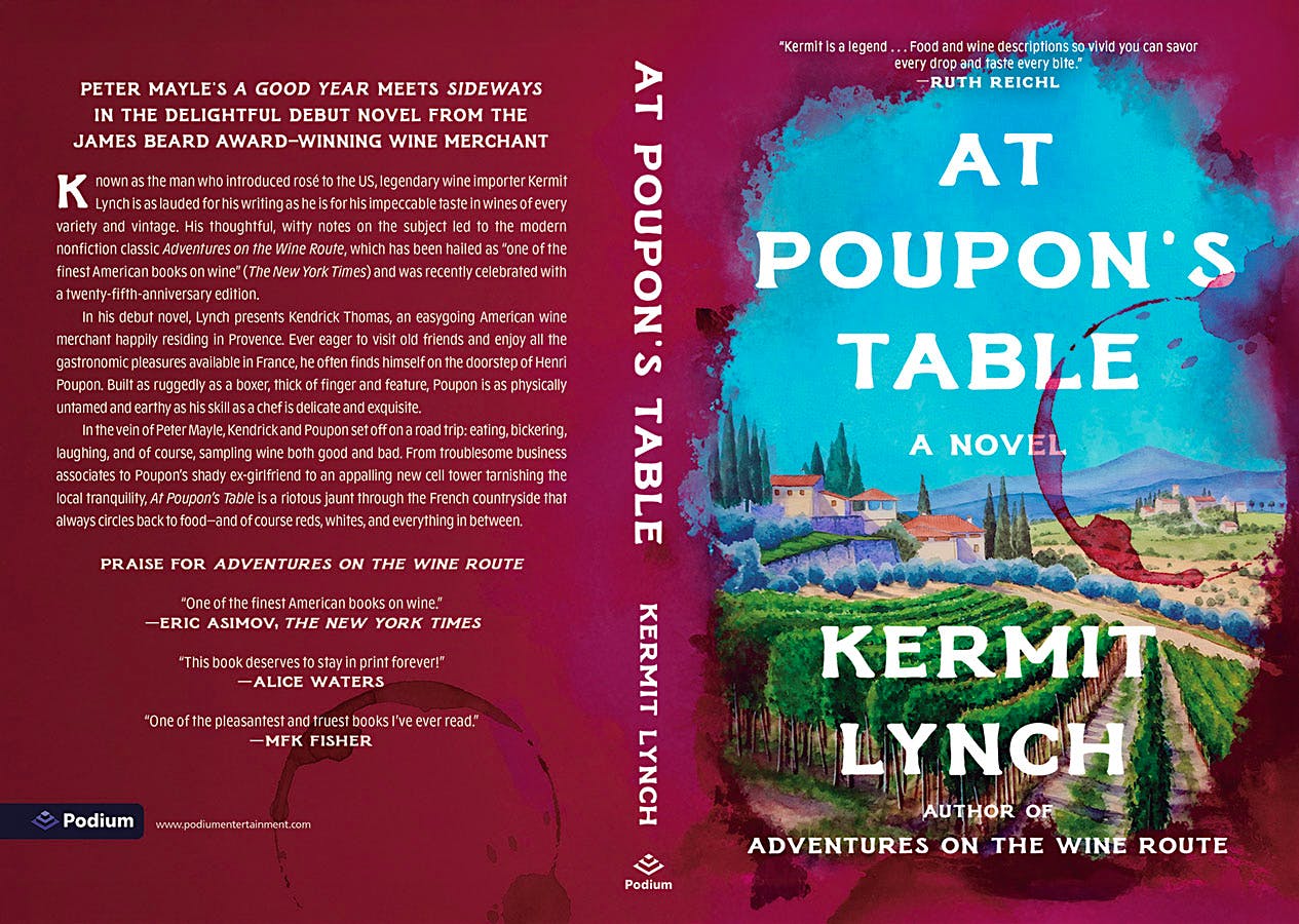  The cover of At Poupon's Table, a novel by Kermit Lynch