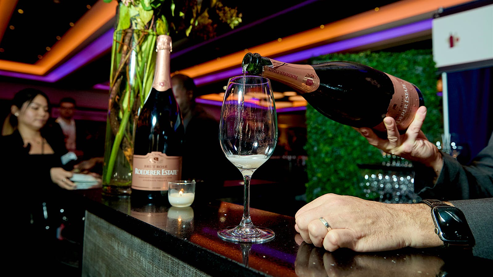  Roederer Estate being poured at the 2025 New York Wine Experience at the New York Marriott Marquis.
