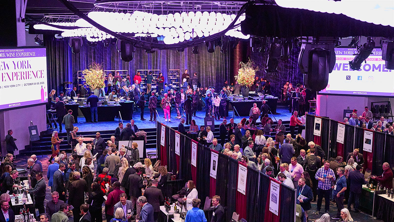  The crowd at the 2025 New York Wine Experience at the New York Marriott Marquis.