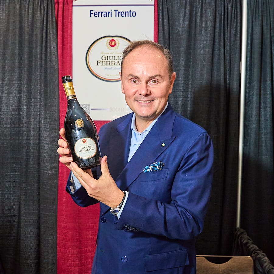 Ferrari Trento CEO and president Marco Lunelli at the 2025 NY Wine Experience