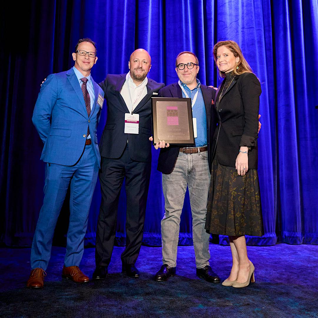  The team from Paris Grand Award winner Le Bon Georges at the 2025 New York Wine Experience at the New York Marriott Marquis.