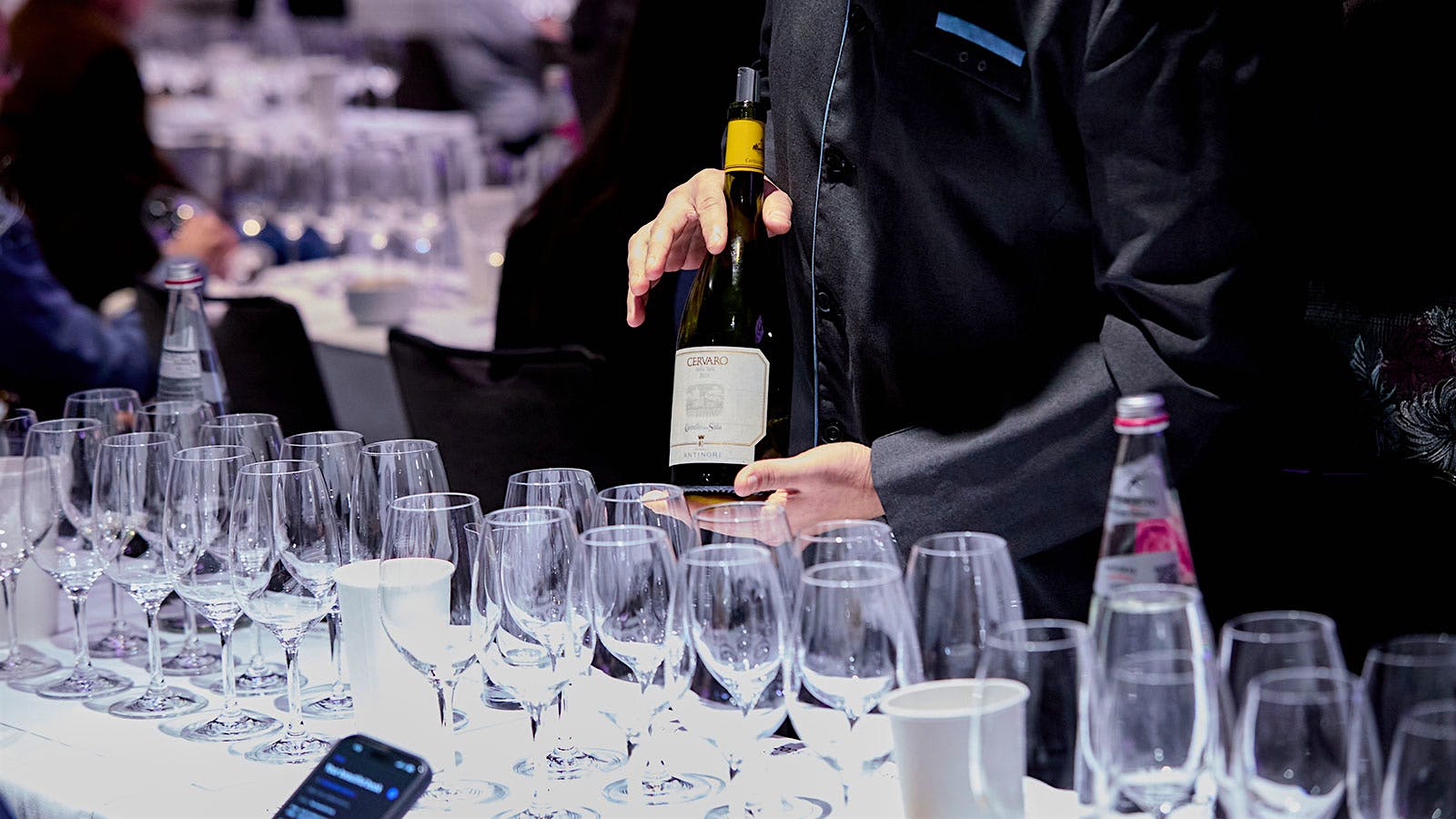  Guests were served&nbsp;Antinori's Castello della Sala at Wine Spectator's 2025 Wine Experience&nbsp;