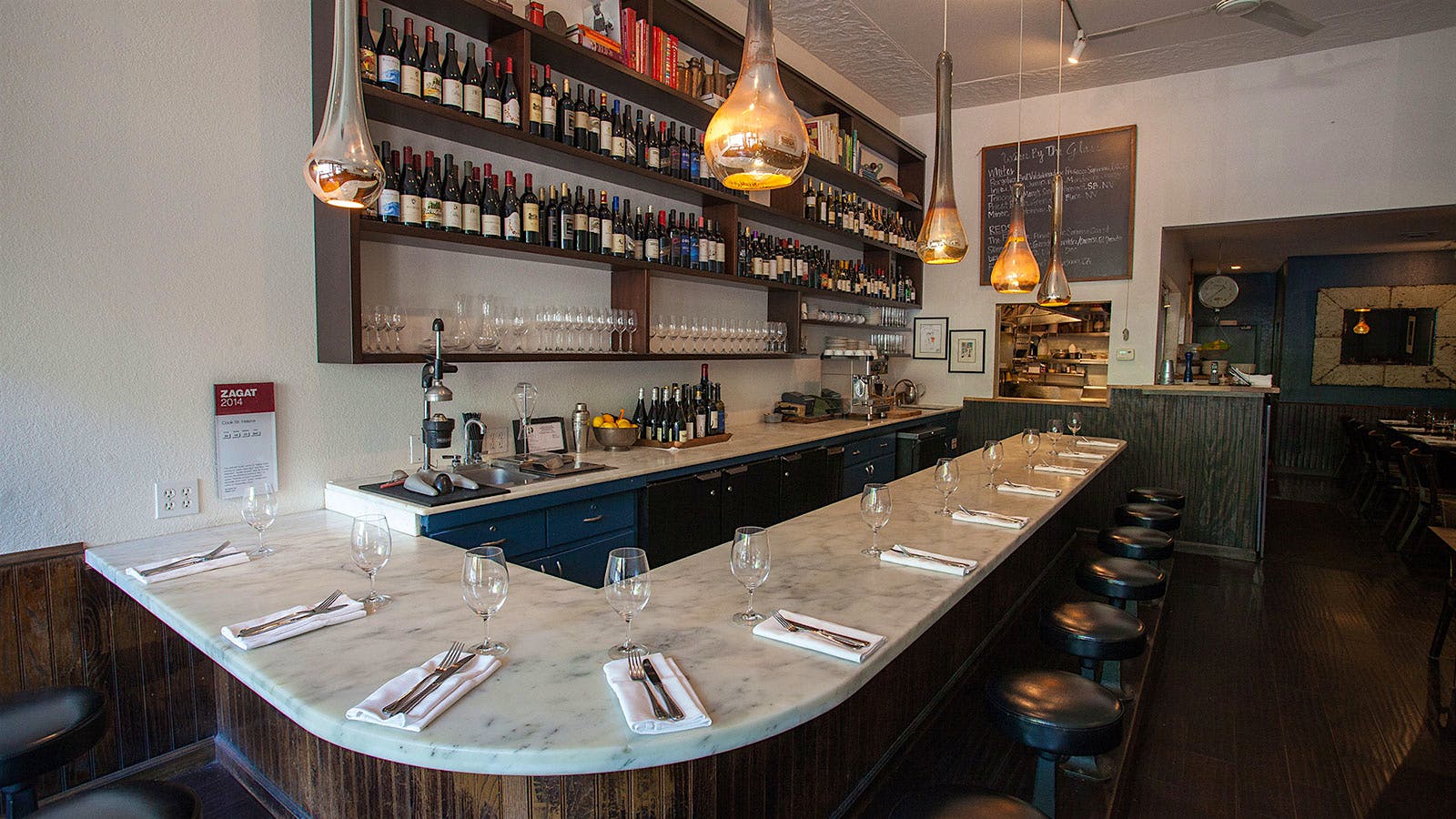 The interior of Cook St. Helena in Napa Valley