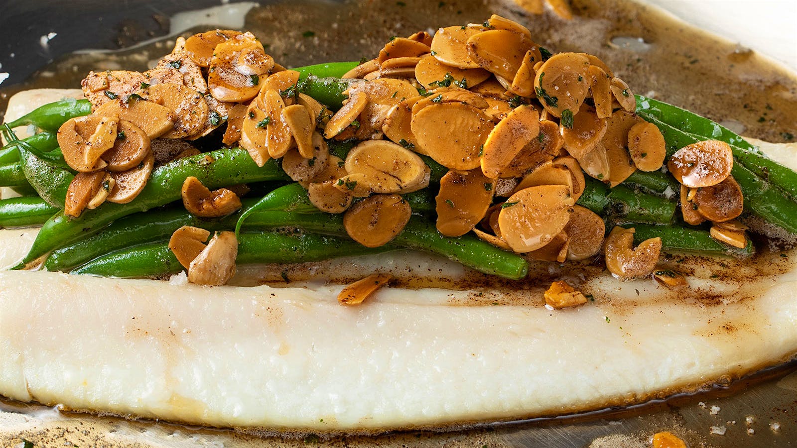 Trout amandine from Bouchon Bistro in Yountville, Calif.