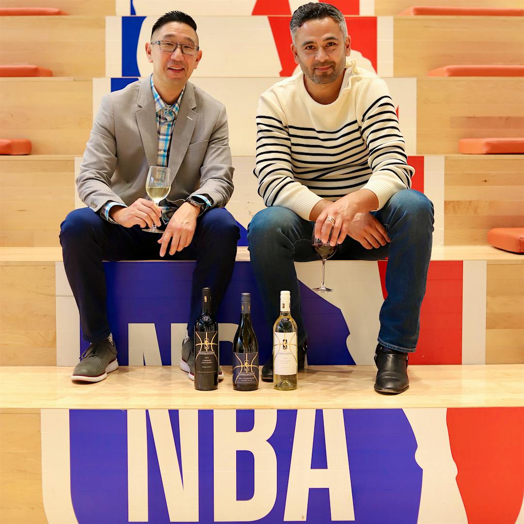 Kendall-Jackson head winemaker Kris Kato and NBA trophy designer Victor Solomon collaborated on the KJ x NBA Wine Collection.