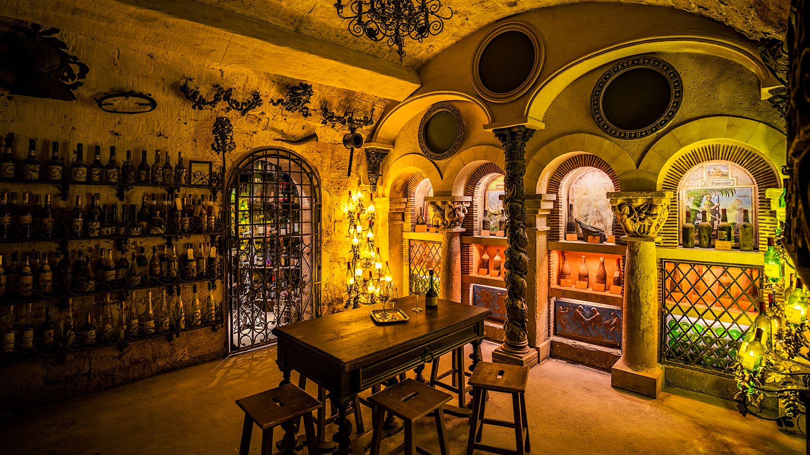 How about a wine tasting underneath Paris? La Tour d’Argent’s cellars stretch over 12,000 square feet under the 5th arrondissement.