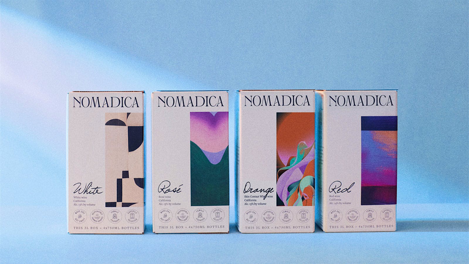  Nomadica boxed wine.] 