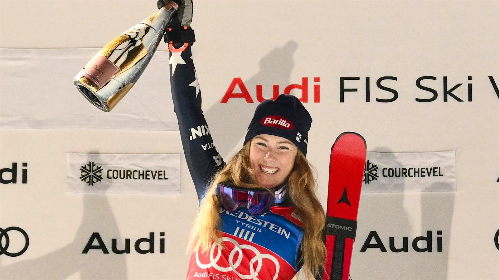  FIS Alpine Skiing women's World Cup 2025-2026 slalom in Courchevel, French Alps, on December 16, 2025.