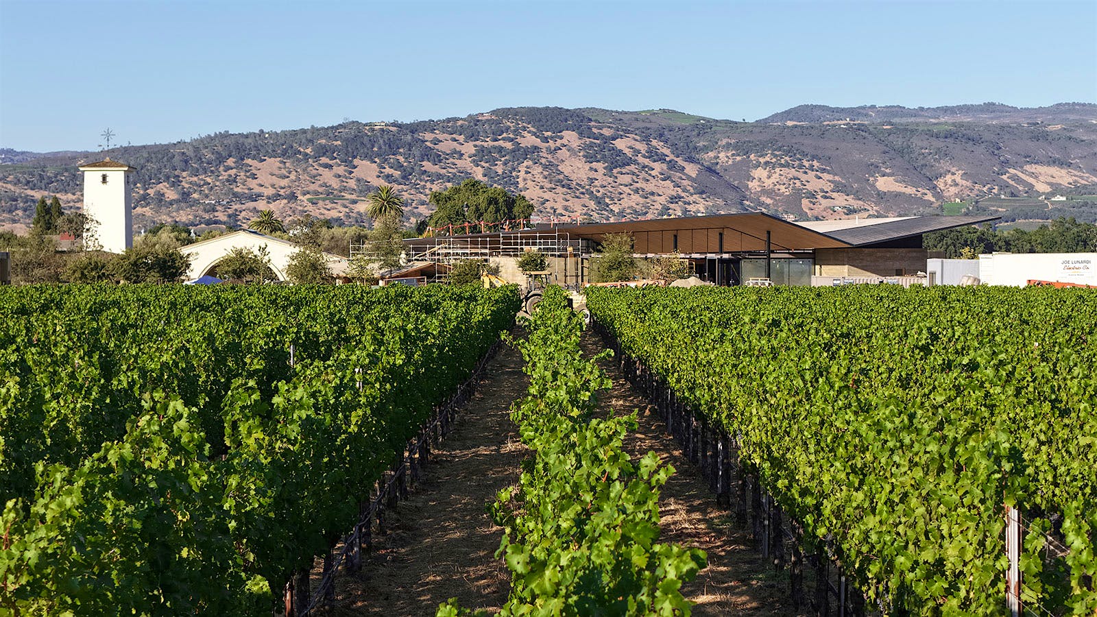  Robert Mondavi Winery in Napa Valley under renovation.] 