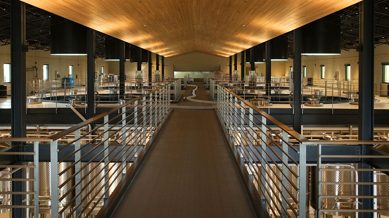  The new winery at Robert Mondavi Winery in Napa Valley under renovation.] 