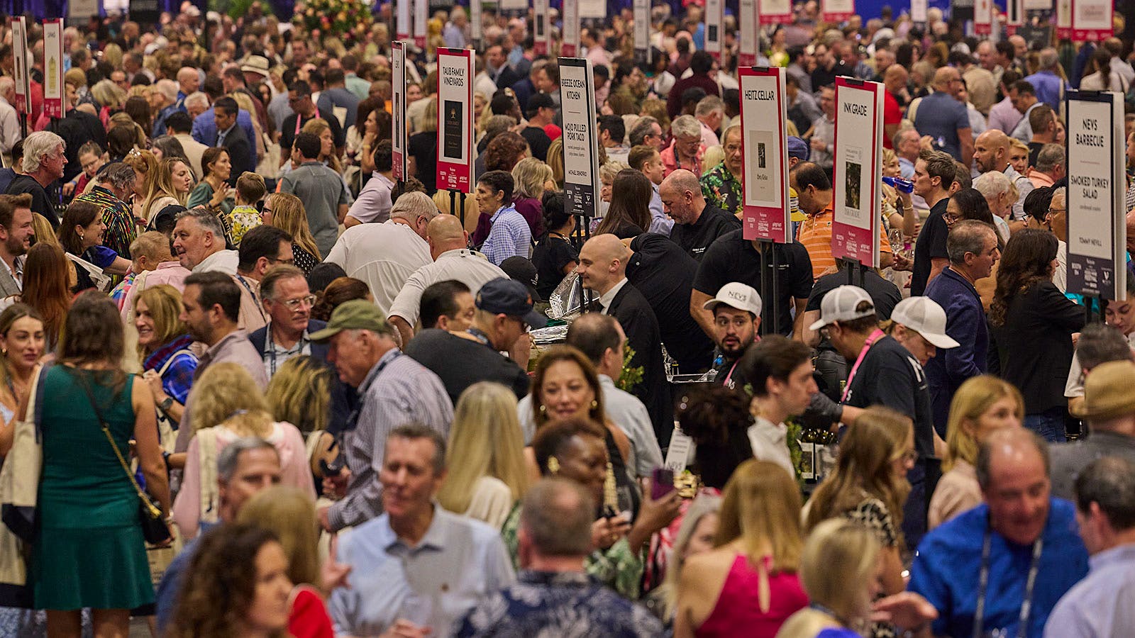  The Grand Tasting at the Palm Beach Food &amp; Wine Festival.] 