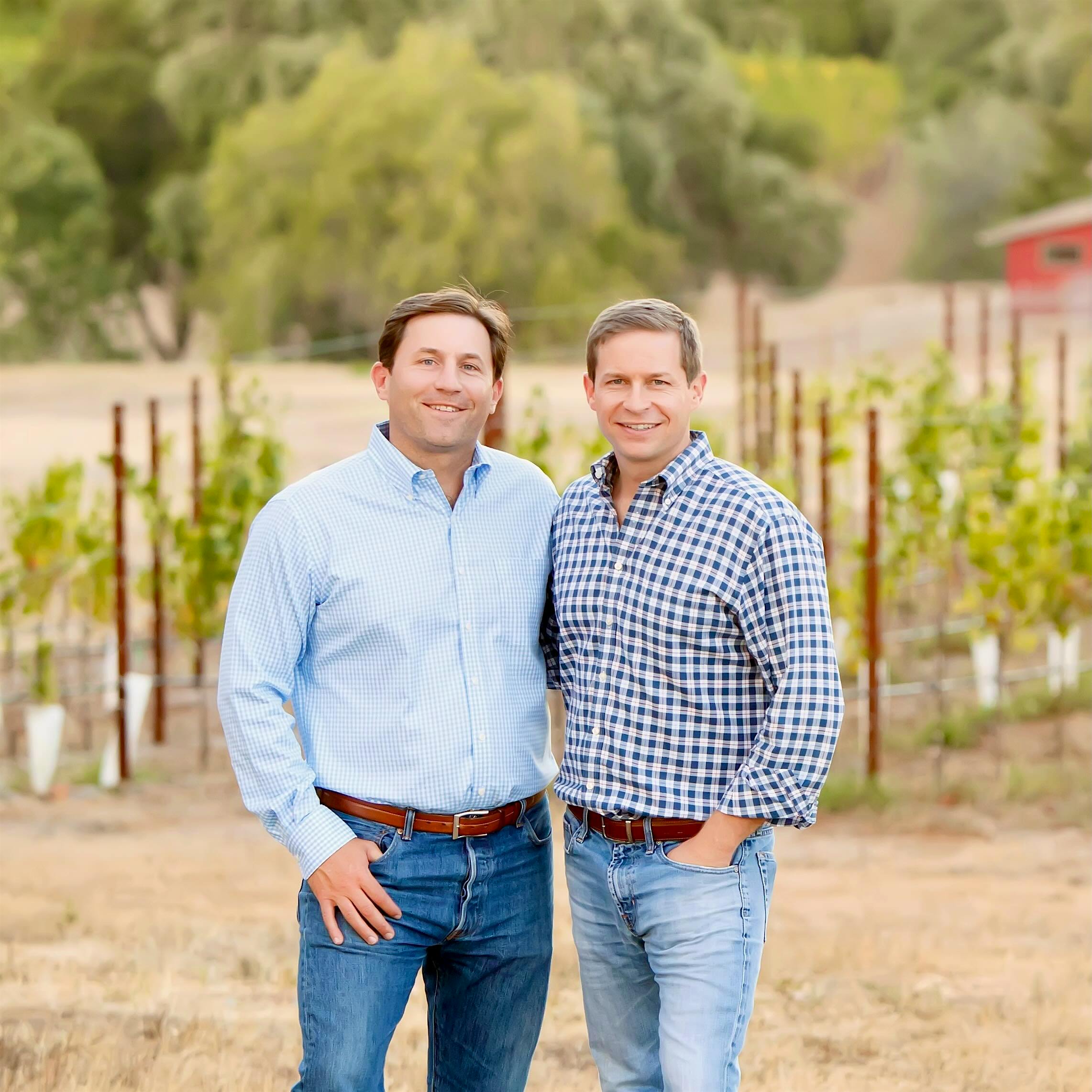 Brothers Mark, left, and Ben McWIlliams have decided to shut down Arista winery and focus on their commercial real estate company.