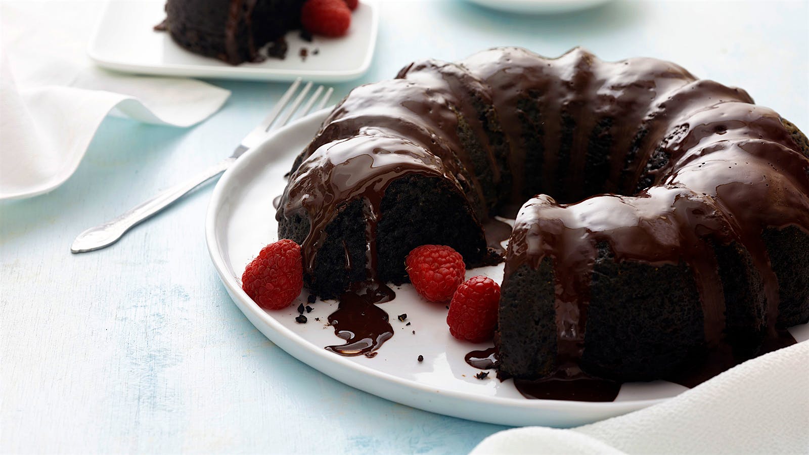  Chocolate quinoa cake.