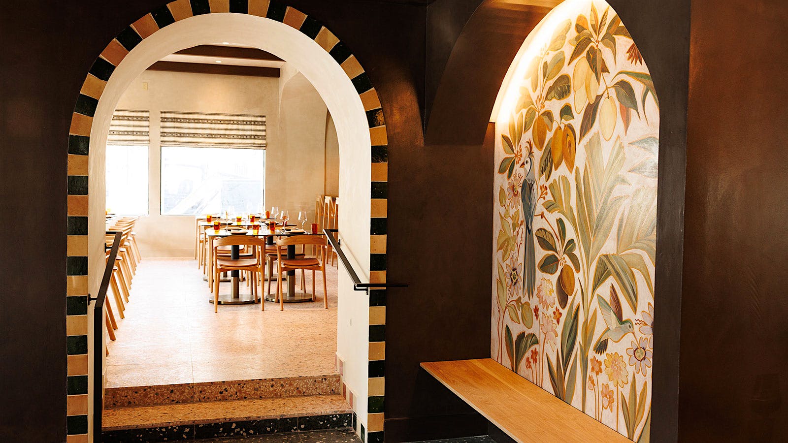  The dining room of Maria Isabel in San Francisco.