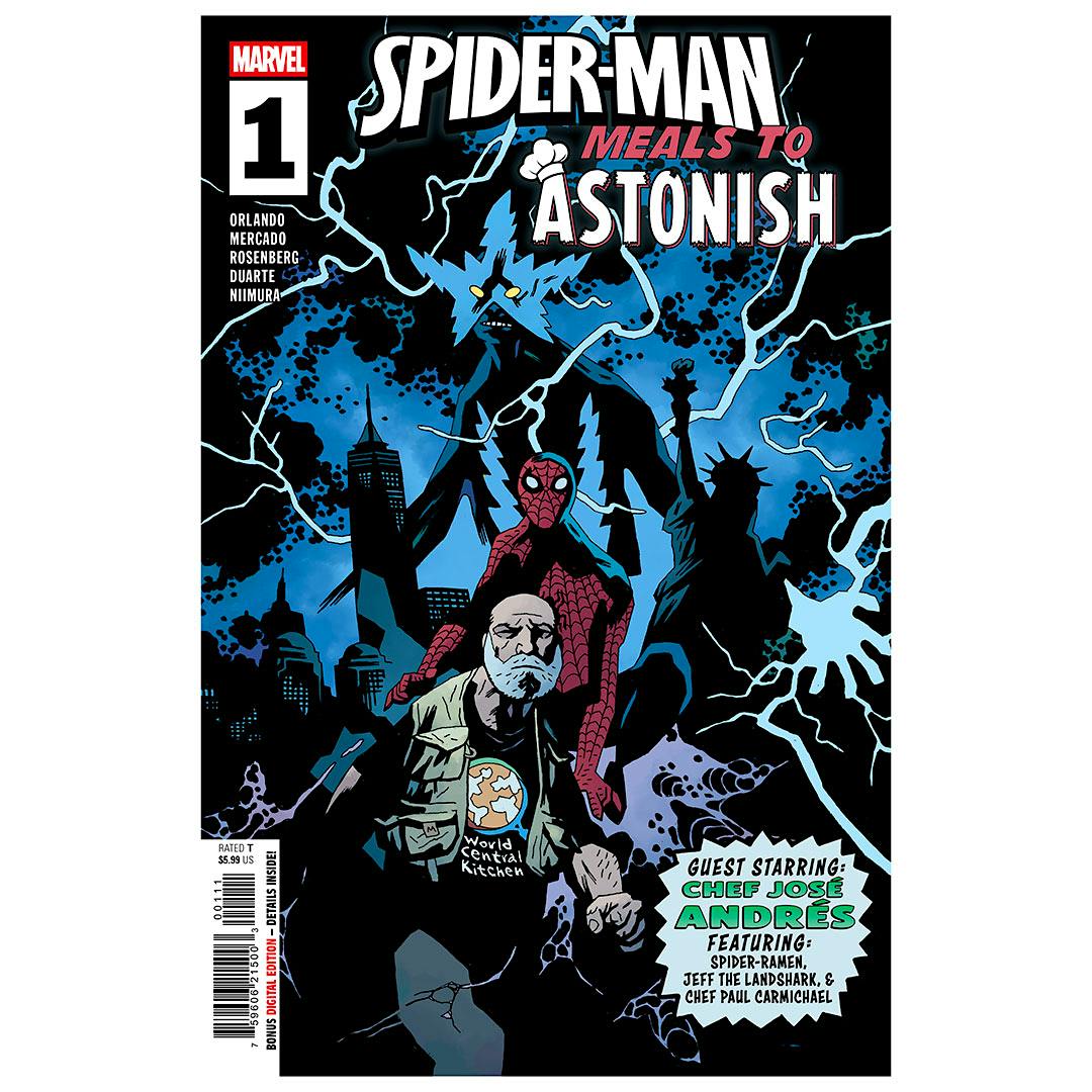  The cover of Meals to Astonish comic book.] 