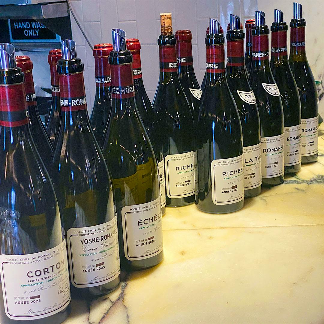  Bottles of Domaine de la Roman&eacute;e-Conti wines