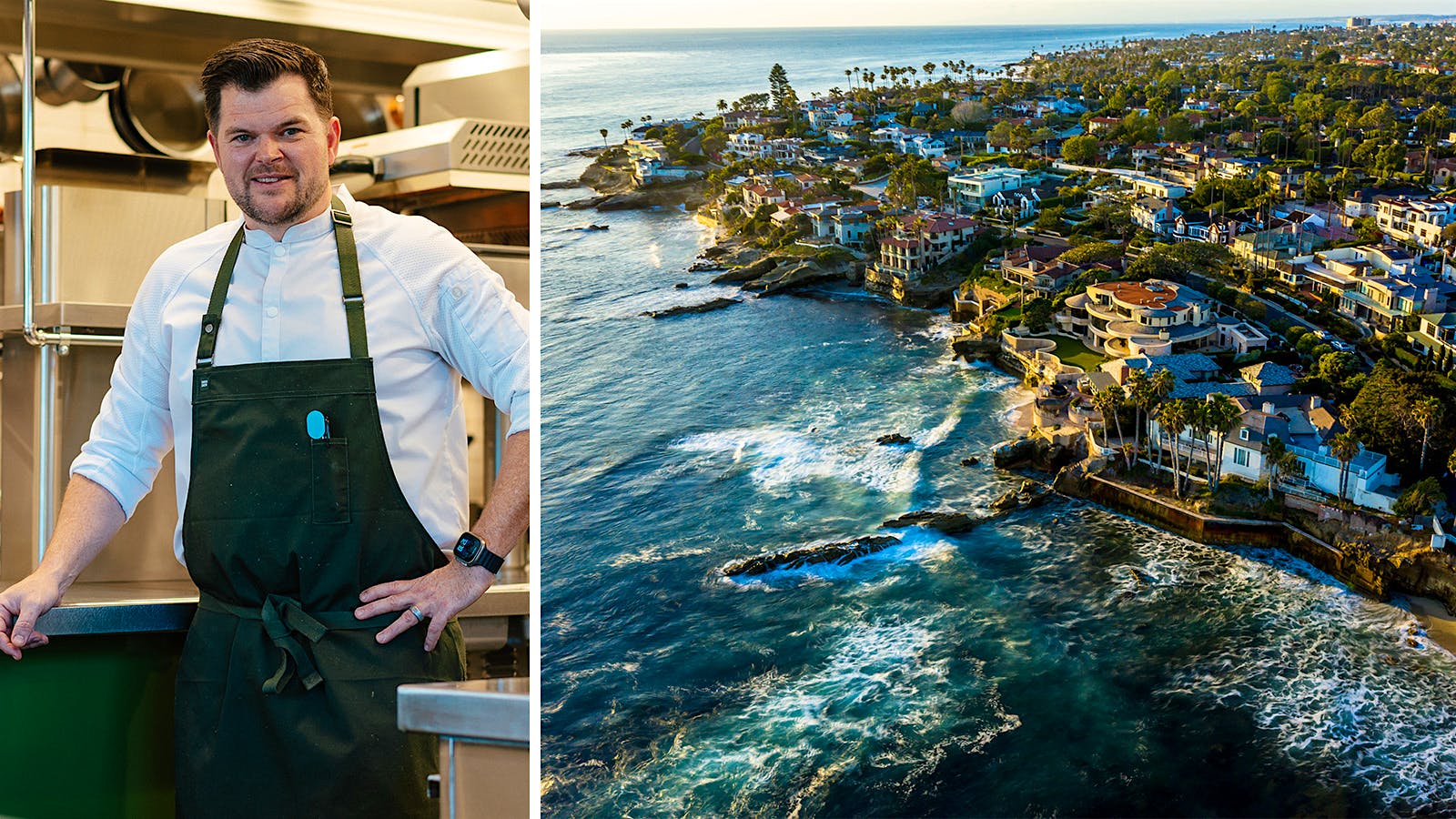 San Diego’s coastal neighborhood of La Jolla is home to many of the city’s local fishermen and seafood purveyors, making it a prime spot for Swikard’s new restaurant, Fleurette.