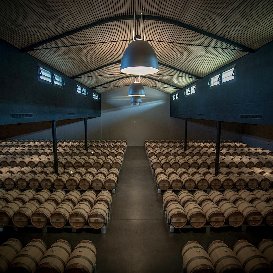 Château Palmer is both innovative and striking, with classic architecture outside and modern inside.