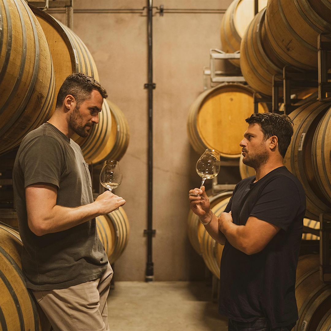 Kevin Love, left, and Chase Renton originally partnered on Chosen Family Wines.