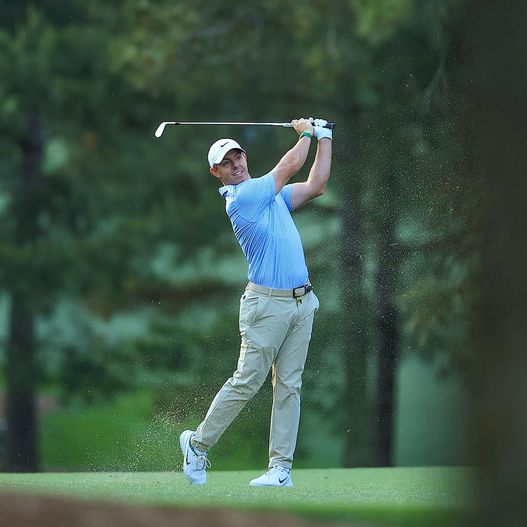 Picture more Yquem! Rory McIlroy swings big at the final round of the 2026 Masters.