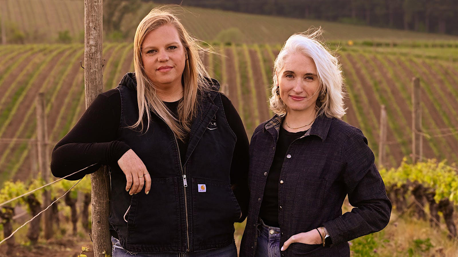Erica Miller, left, and Kate Payne Brown are stepping into big shoes at Argyle, but have a vision for moving the wines forward.