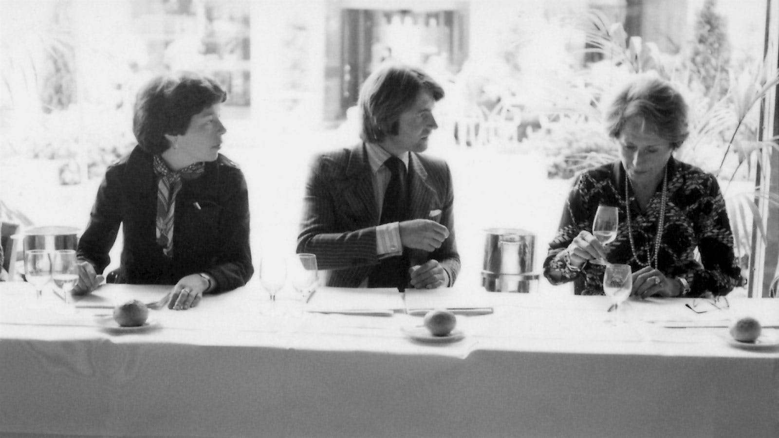  Judges at the 1976 Paris Tasting.] 