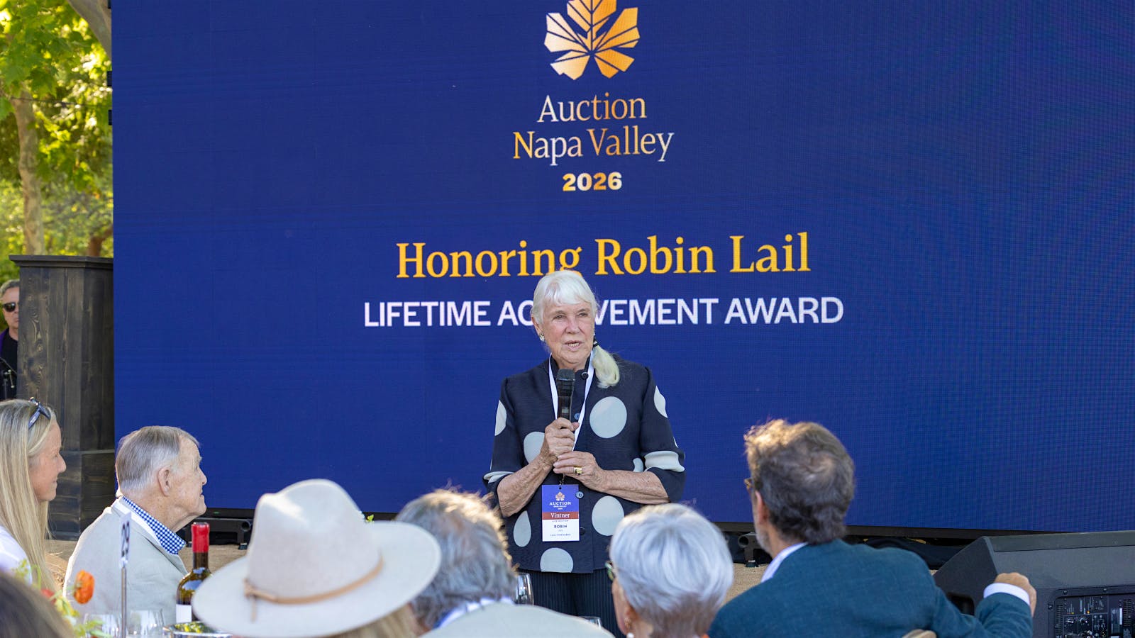  Robin Lail at Auction Napa Valley.] 