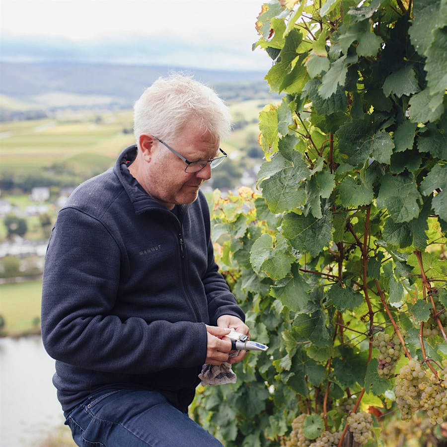 Winemaker Oliver Haag has spent many years expanding and rehabilitating his family’s vineyards, with optimal results.