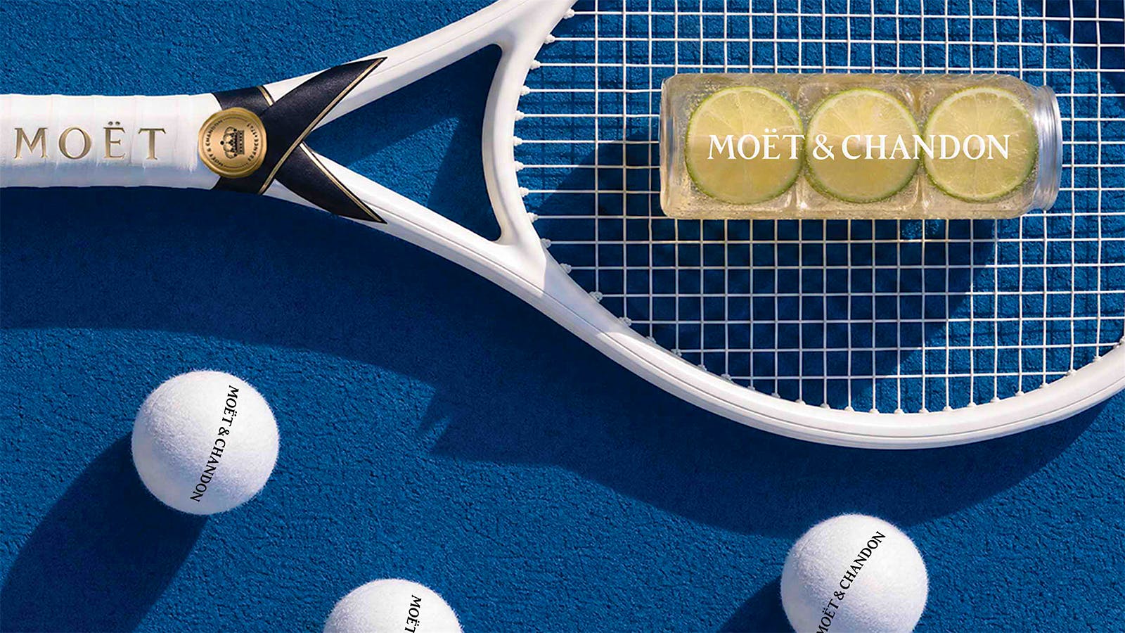 The official U.S. Open tennis balls will probably not be white, but the Champagne cocktail will be there.