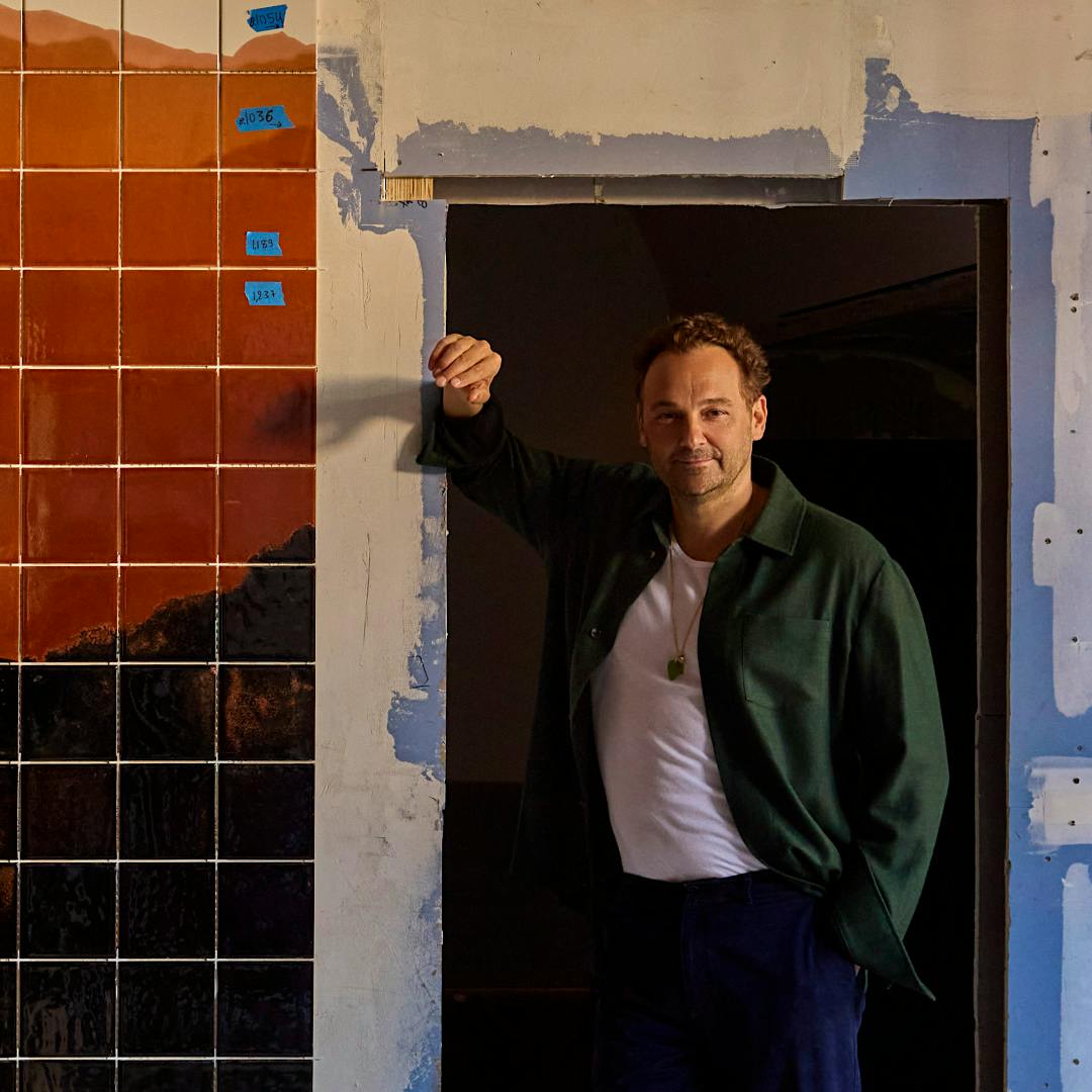In fall 2026, Eleven Madison Park chef Daniel Humm (right) is expanding to the West Village with a new restaurant; the interiors will be a collaboration between French designer Pierre Yovanovitch (left) and Italian painter Francesco Clemente (center).