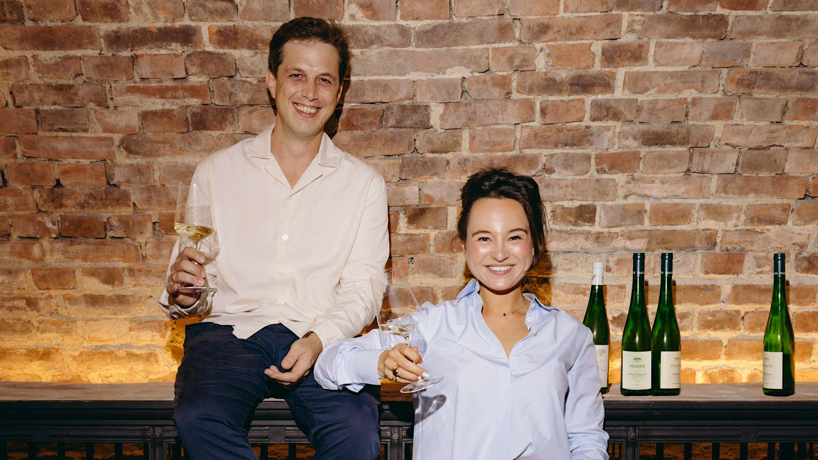 Husband-and-wife team Robert and Sophie Bodenstein of Weingut Prager