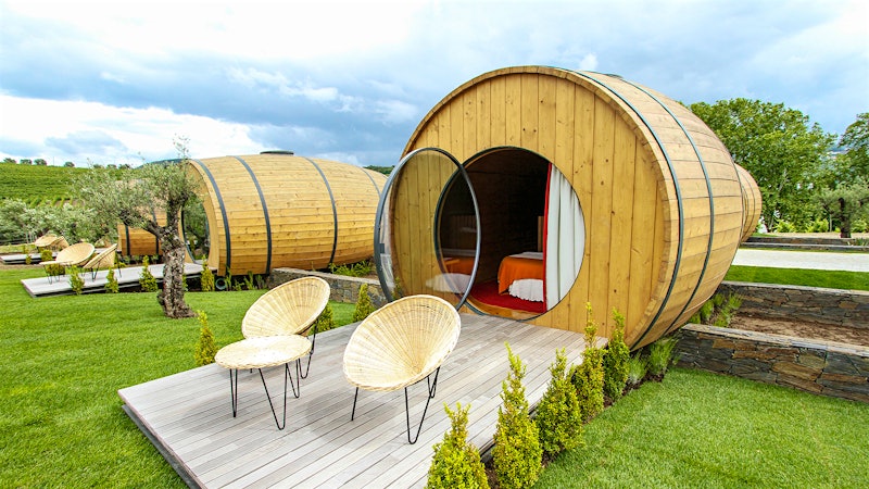Spend the Night in a Wine Barrel
