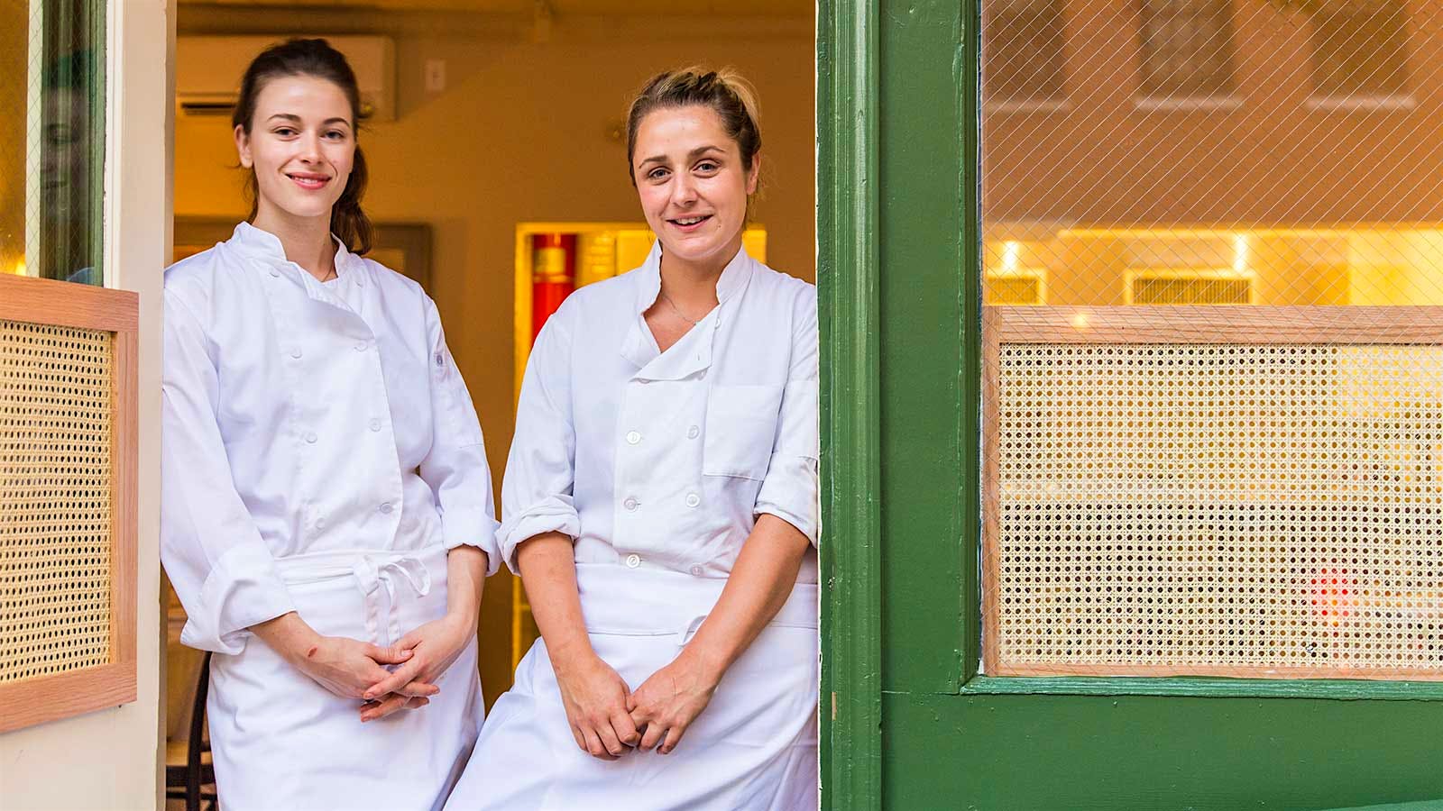 Portrait of Chefs Clare de Boer and Jess Shadbolt