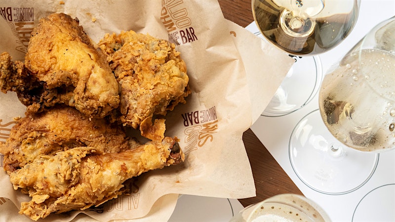 Aldo Sohm's First Tasting: Sparkling Wine and Fried Chicken