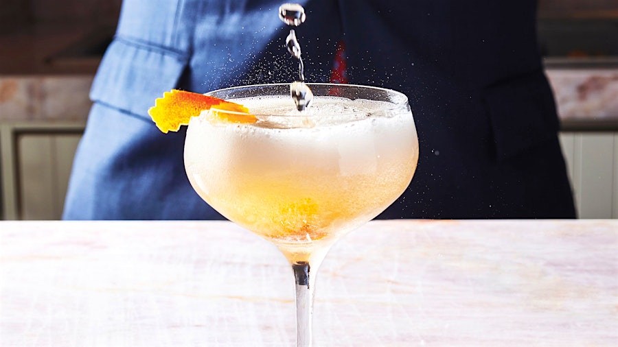 Sparkling wine is a versatile ingredient to jazz up mixed drinks, such as the Queen’s Cousin, which was created for the wedding of a first cousin of Queen Elizabeth II.