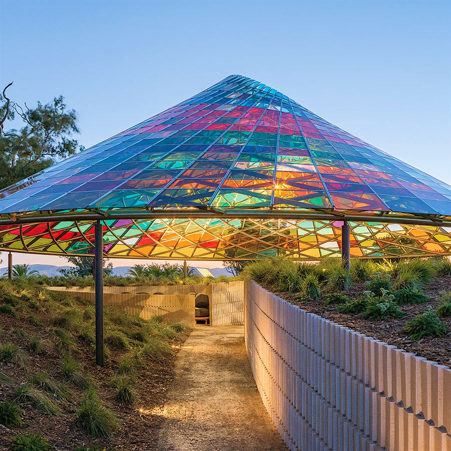 “We really want people to have a unique, holistic sensory experience that draws on our passions of wine, nature, art, design and architecture.”—Angelica de Vere Mabray, Donum CEO