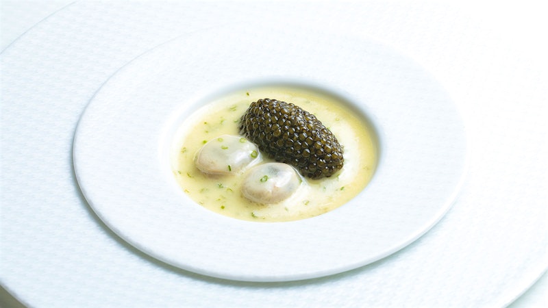 Champagne Caviar Complement, Paired Plates and Tasting Menus