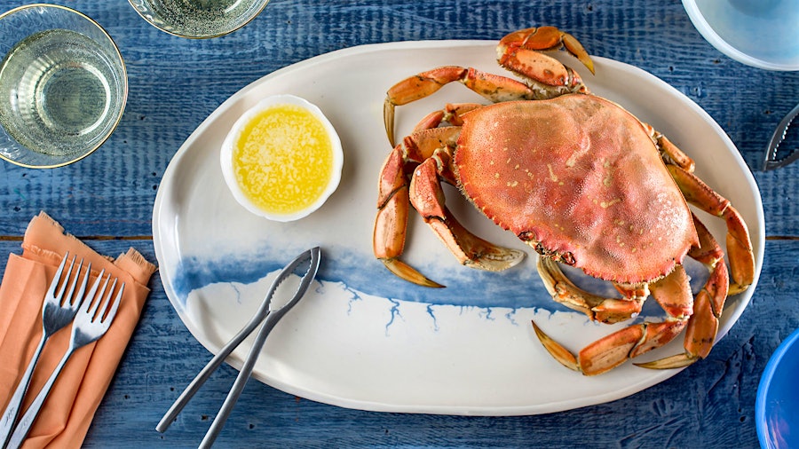 However prepared, Dungeness crab with butter is a delicious combination.
