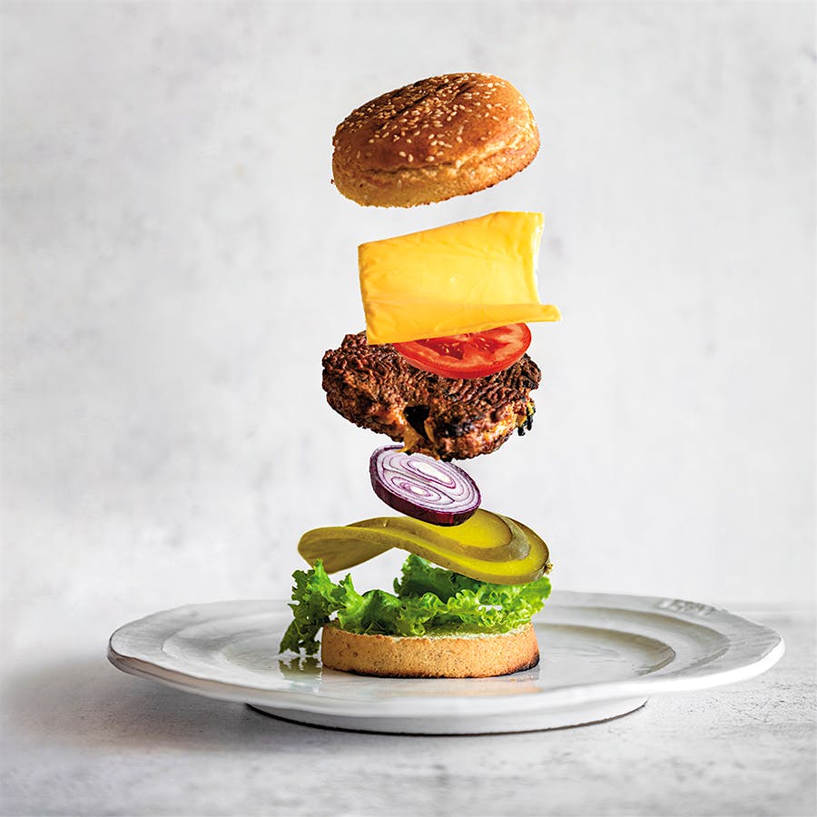 The humble burger has gone gourmet, cheese included.