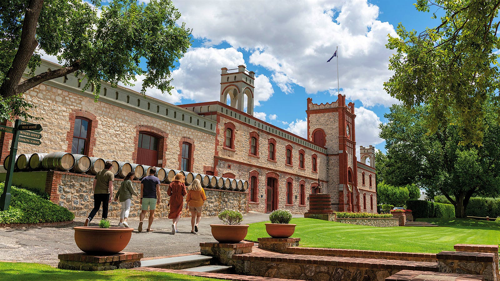 Exterior of the Yalumba wine estate in Australia’s Barossa Valley