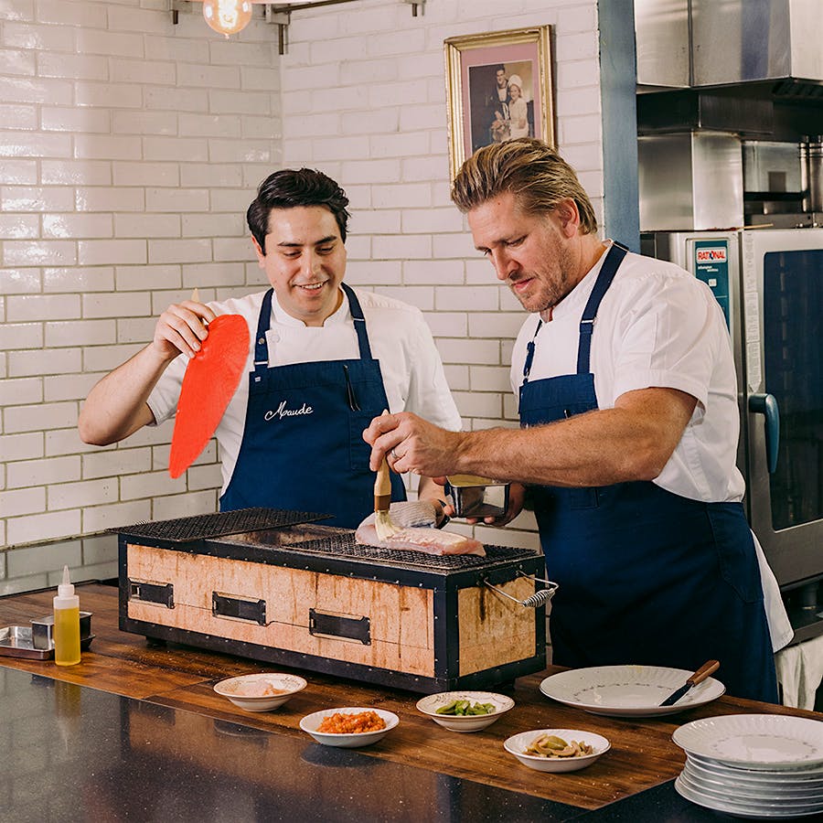 Osiel Gastelum, Maude’s chef de cuisine, works closely with executive chef Curtis Stone to develop seasonally distinct and market-driven dishes for the Beverly Hills hot spot.
