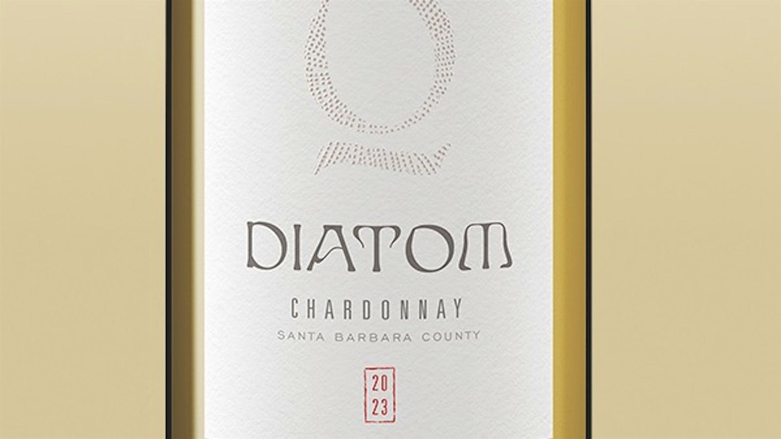 A bottle of Diatom Chardonnay Santa Barbara County 2023