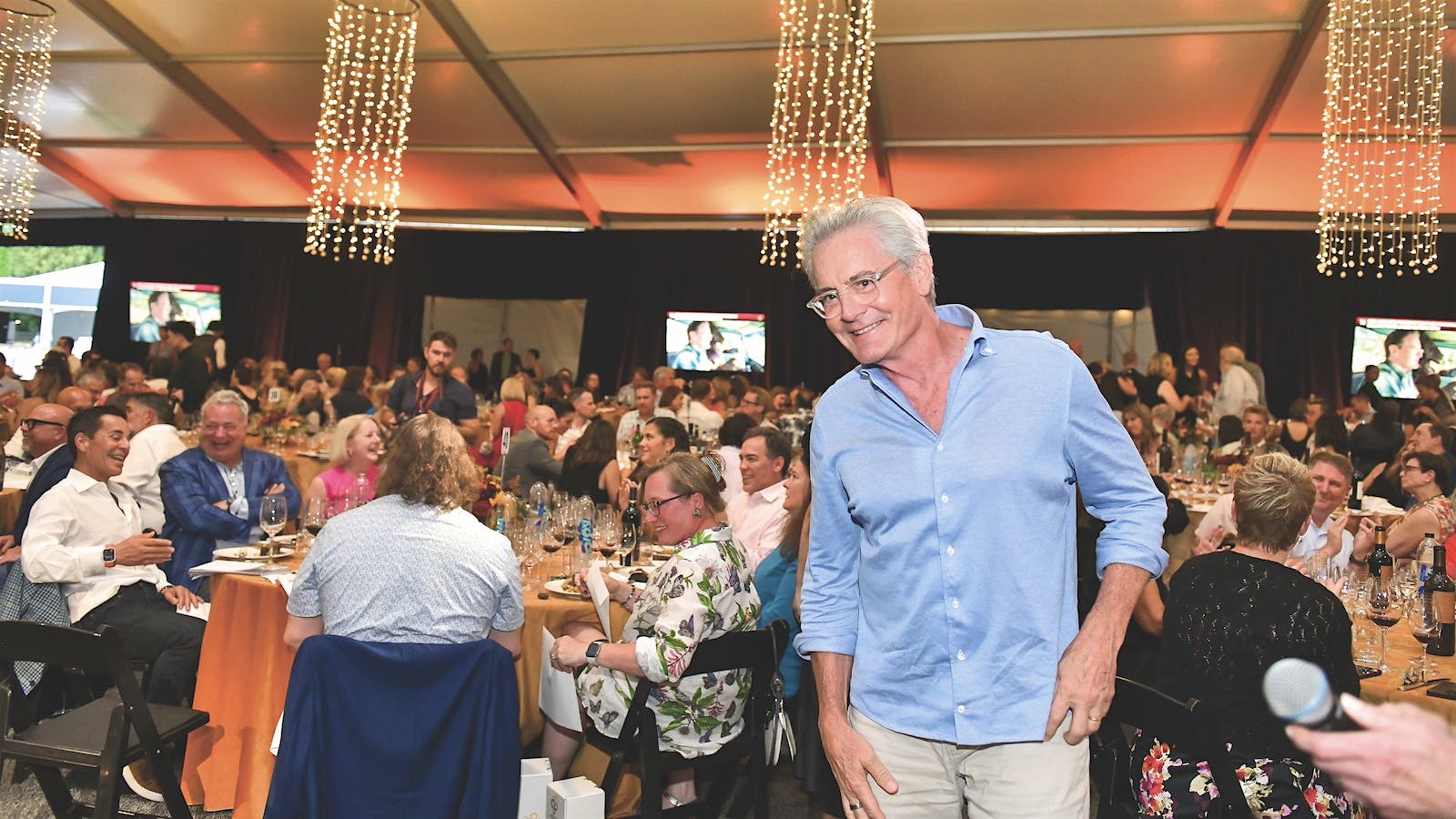 Actor and winemaker Kyle MacLachlan at the 2024 Auction of Washington Wines